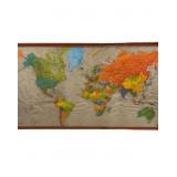South Atlantic Framed Map