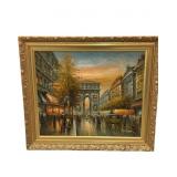 Impressionist Paris Street Scene