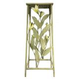 Vintage Painted Metal Plant Stand Shabby-chic