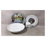 Milk Glass Plate,Coffee Break Mug