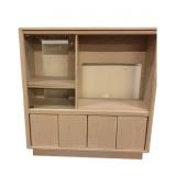 Blonde Wood Entertainment Center
