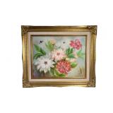 Vintage 'Kota' Signed Oil on Canvas Painting of