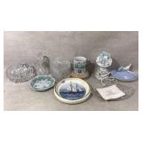 Decorative Porcelain and Crystal Lot