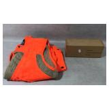 Outdoor safety jacket and singer cold heat