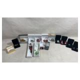Collection of costume, fashion jewelry in boxes