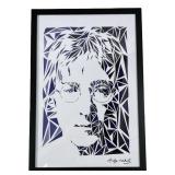 Andy Warhol 'John Lennon' Framed print