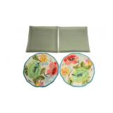 (4) Vintage Salad Plates. The Pioneer Woman &