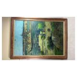 original 20th-century oil on canvas painting