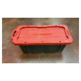 Husky heavy-duty rolling storage container