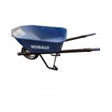 KOBALT Wheel Steel Push Wheelbarrow Flat-Free Tire