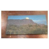 canvas wall art print features a scenic l