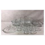 Glass Bowls and Cups from Pyrex and Anchor
