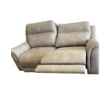 Leather Double Electric Recliner Loveseat