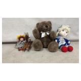 Plush, Wooden, and Decorative Dolls