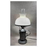 Vintage Reproduction Table Top Desk Oil Lamp