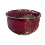 Burgundy Glazed Planter Pottery
