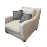 Cream /Ivory Color Deep Seated Lounge Chair