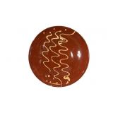 Large Decorative Terracotta Ceramic Plate