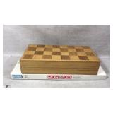 Wood Chess Set and Classic Monopoly Board Game