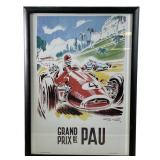 Geo Ham Grand Prix De Pau Poster Print Framed