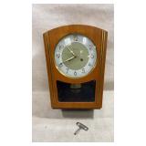vintage German Jauch wooden mechanical wall