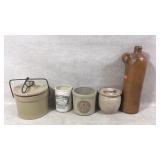 Stoneware and Pottery Jars and Bottles