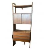 Mid century modern Danish style modular shelving