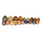 15+ Vintage Murano-Style Hand-blown Glass Eggs