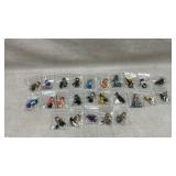 collection of assorted LEGO and other minifigures