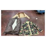 Ladies Jackets One with Mink Collar