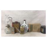 Oil lamp, Asian canteen and more