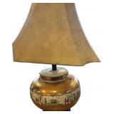 Hollywood Regency Chinoiserie Table Lamp vintage
