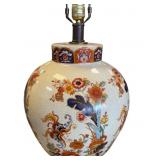 Vintage Chinese Chinoiserie Porcelain Floral