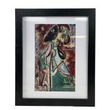 Jackson Pollock "The Moon Woman" Framed Print