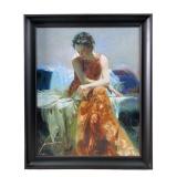 Pino Daeni "Solace" Signed Giclee On Canvas