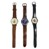 (3) Vintage Disney Watches, The Wizard of Oz,