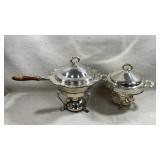 vintage silver-plated chafing dishes