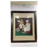framed print of the classic 1954 illustration