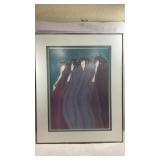 framed Southwestern art print by artist Amado