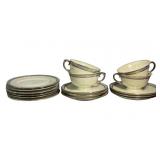 Vintage Rangsil & Oakland China Teacups & Saucers,