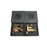 (2) Dragonhawk Compass Brass Tattoo Machines