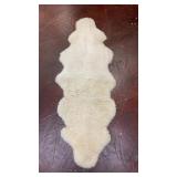 appears to be a generic ivory-white double-pelt