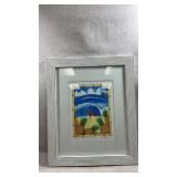 print appears to be titled "Oceanside Longboard