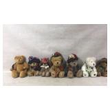Seven Boyds Bears Plush Collectibles
