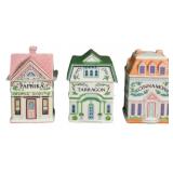 (3) Vintage 1989 Lenox The Spice Village Jars