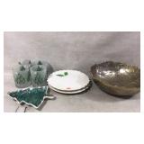 Holiday Serving Set with Glassware and Bowls