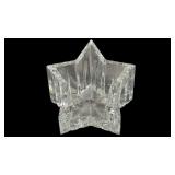 Vtg. Waterford Crystal Star Votive Candle Holder