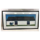 framed print of the 1932 painting White Canadian