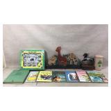 Books, tea set and more