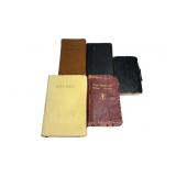 (5) Vintage Pocket-Sized Small Holy Bibles, New